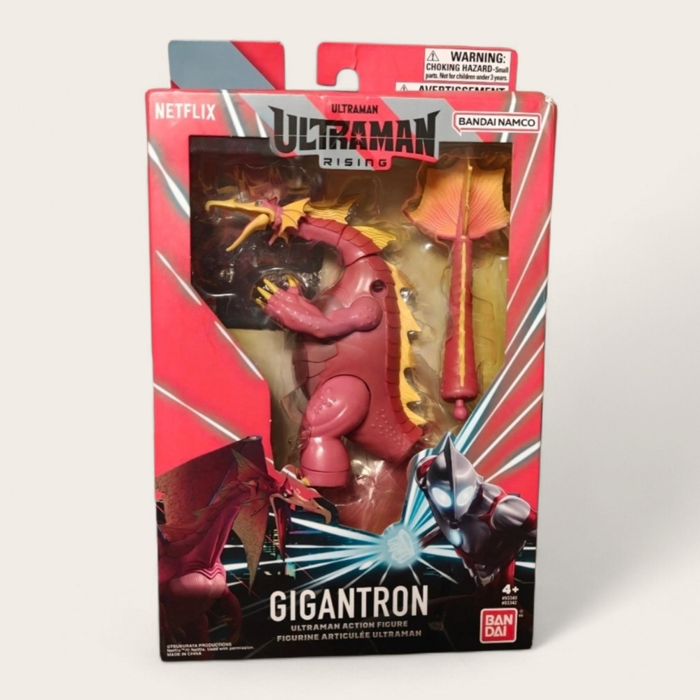 Ultraman Rising 6" GIGATRON Action Figure Bandai Namco Netflix Toy New